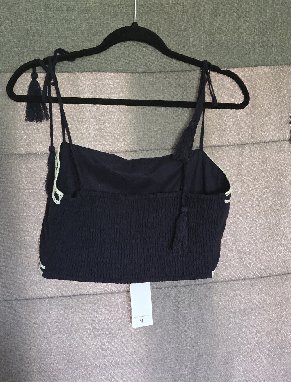 Christian Lacroix Navy Blue TOP Size Medium NEW - Picture 3 of 6